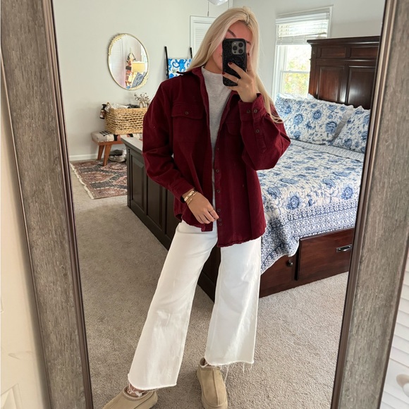 REVOLVE Tops - Vintage Red Button up